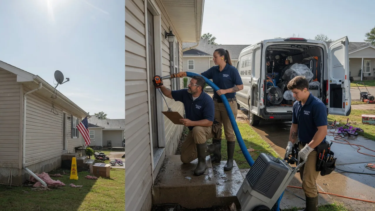 Ceiling Water Damage Restoration in Swedesburg, IA near me